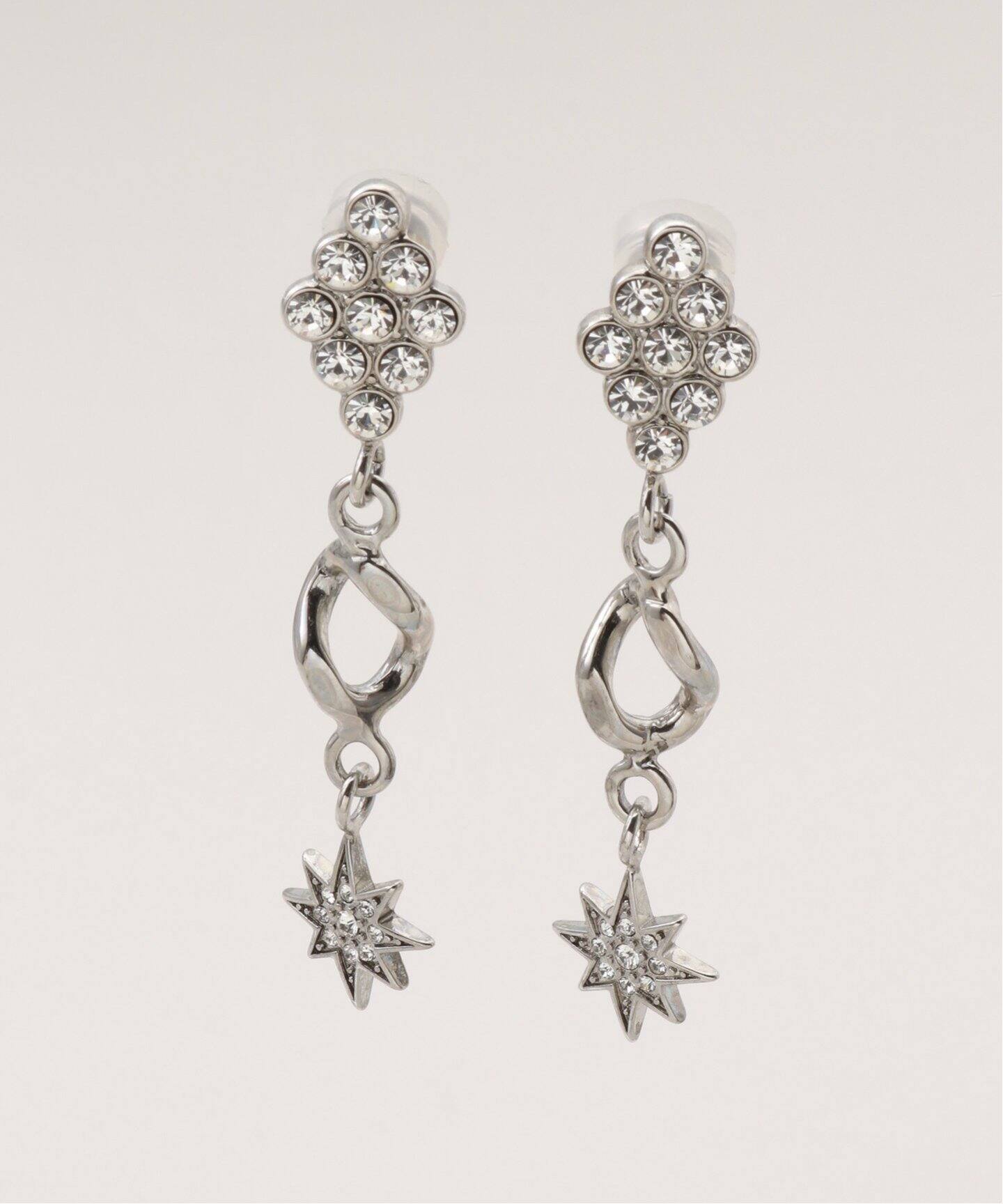 ADER.bijoux/アデル ビジュー】STAR mix motif earring 