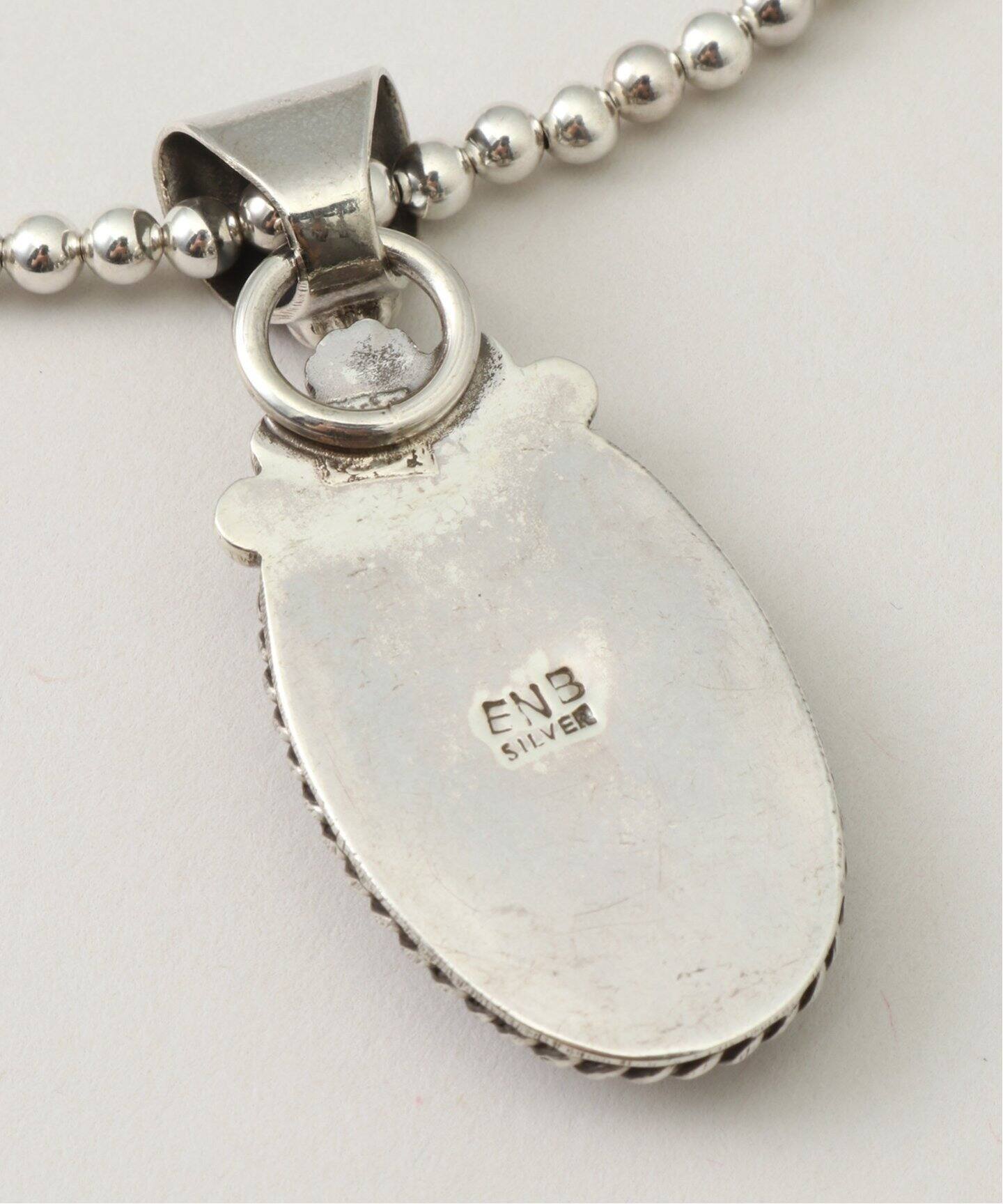 ERICKA NICOLAS BEGAY】 ホワイトターコイズ450ネックレス（ネックレス  