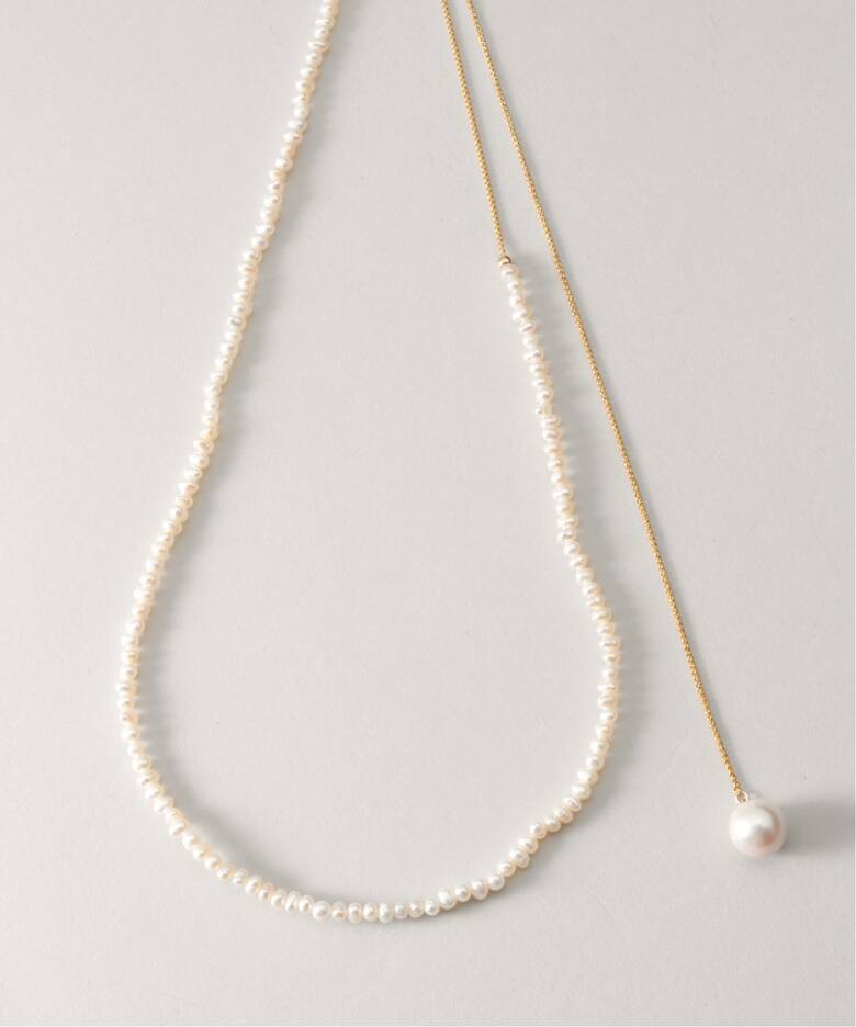 【jour couture / ジュール クチュール】Slide Pearl Necklace（ネックレス）｜Spick and Span