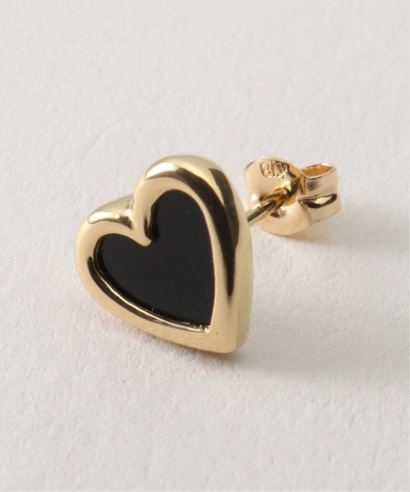 GIGI/ジジ】Vis stone earring heart（ピアス（両耳用 