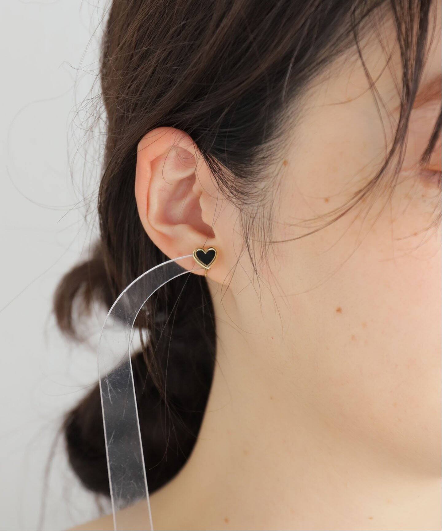 GIGI/ジジ】Vis stone earring heart（ピアス（両耳用））｜FRAMeWORK 