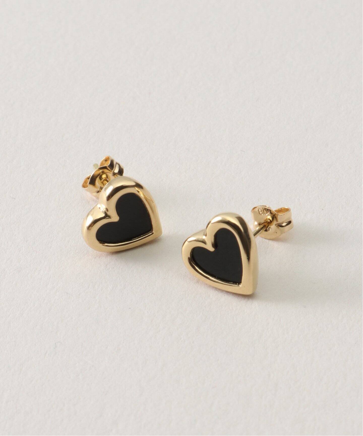 GIGI/ジジ】Vis stone earring heart（ピアス（両耳用  
