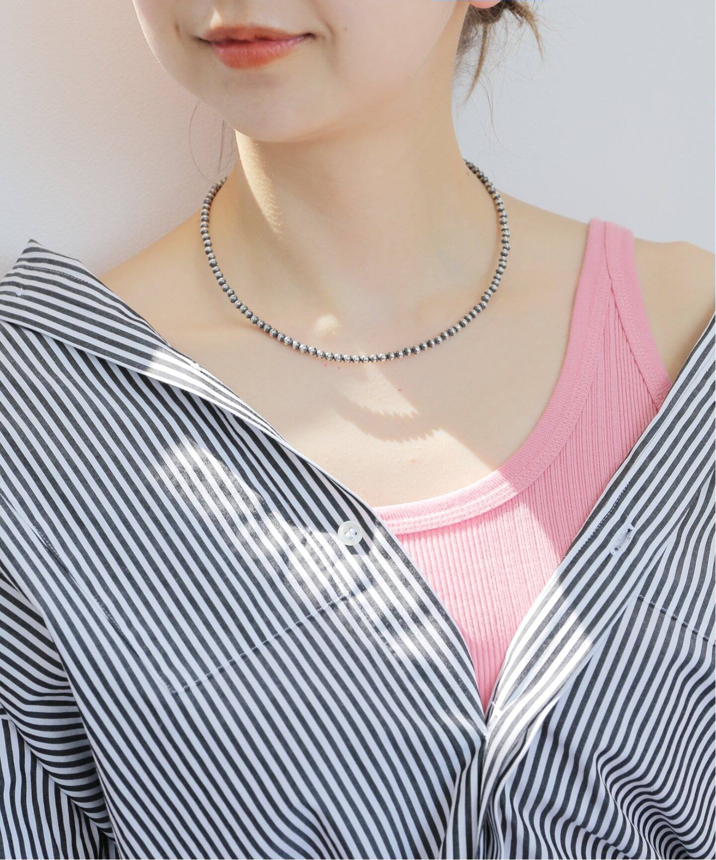 ERICKA NICOLAS BEGAY/エリッカ ニコラス ビゲイ】4mmボールチェーン  