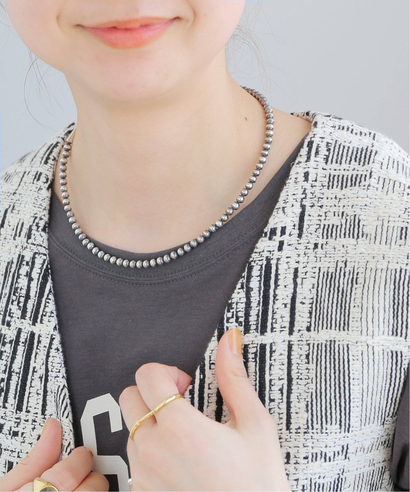 ERICKA NICOLAS BEGAY/エリッカ ニコラス ビゲイ】5mmボールチェーン  