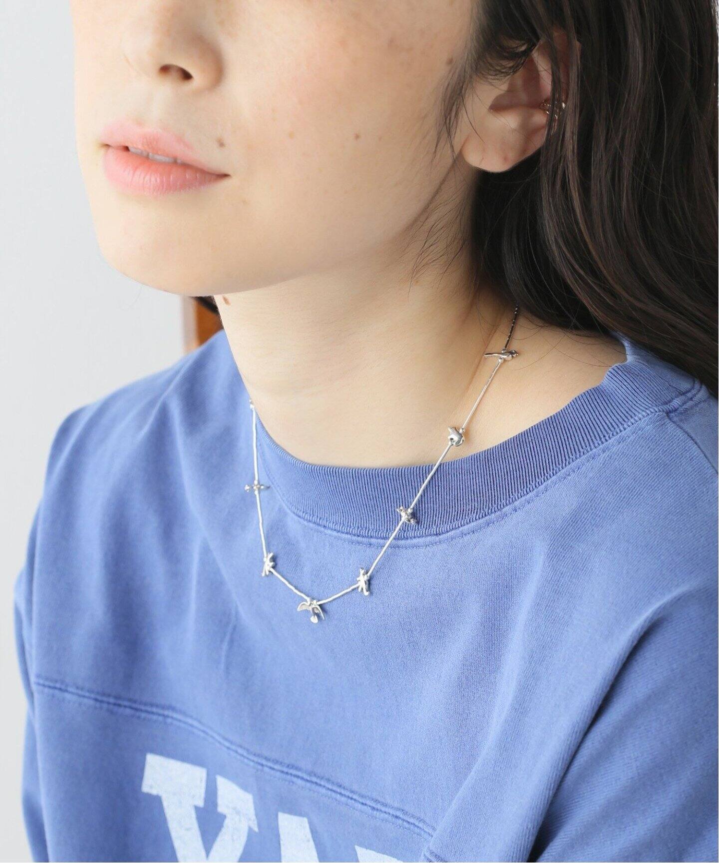 ≪追加≫INDIAN JEWELRYフィティッシュスモールネックレス 16インチ 