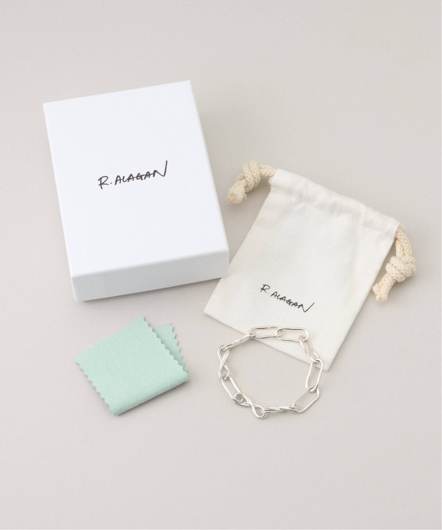 R.ALAGAN/ララガン】DOUBLE DELICATE CHAIN BRACELET：ブレスレット 
