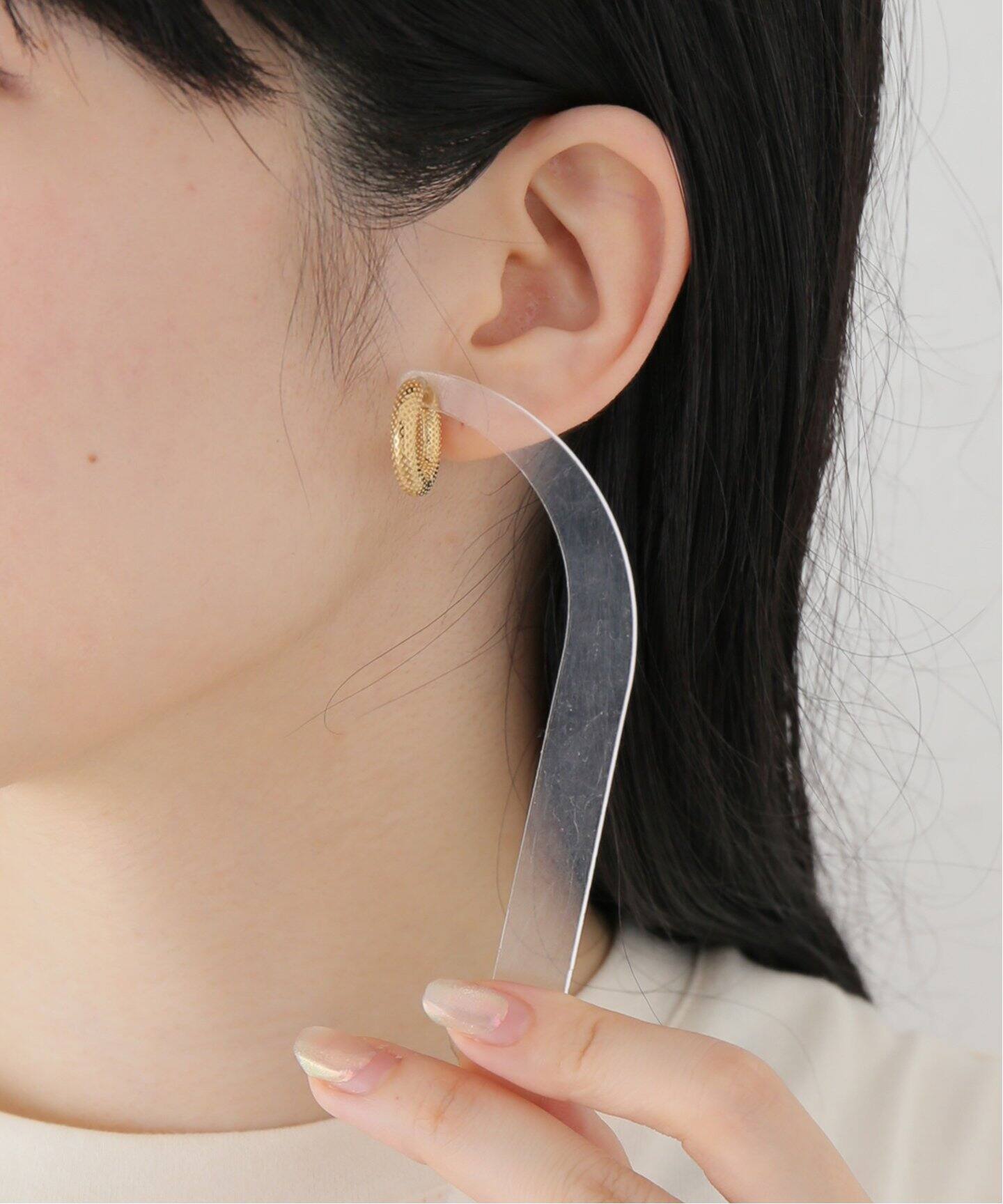 R.ALAGAN/ララガン】TINY DOT HOOPS：ピアス（ピアス（両耳用 
