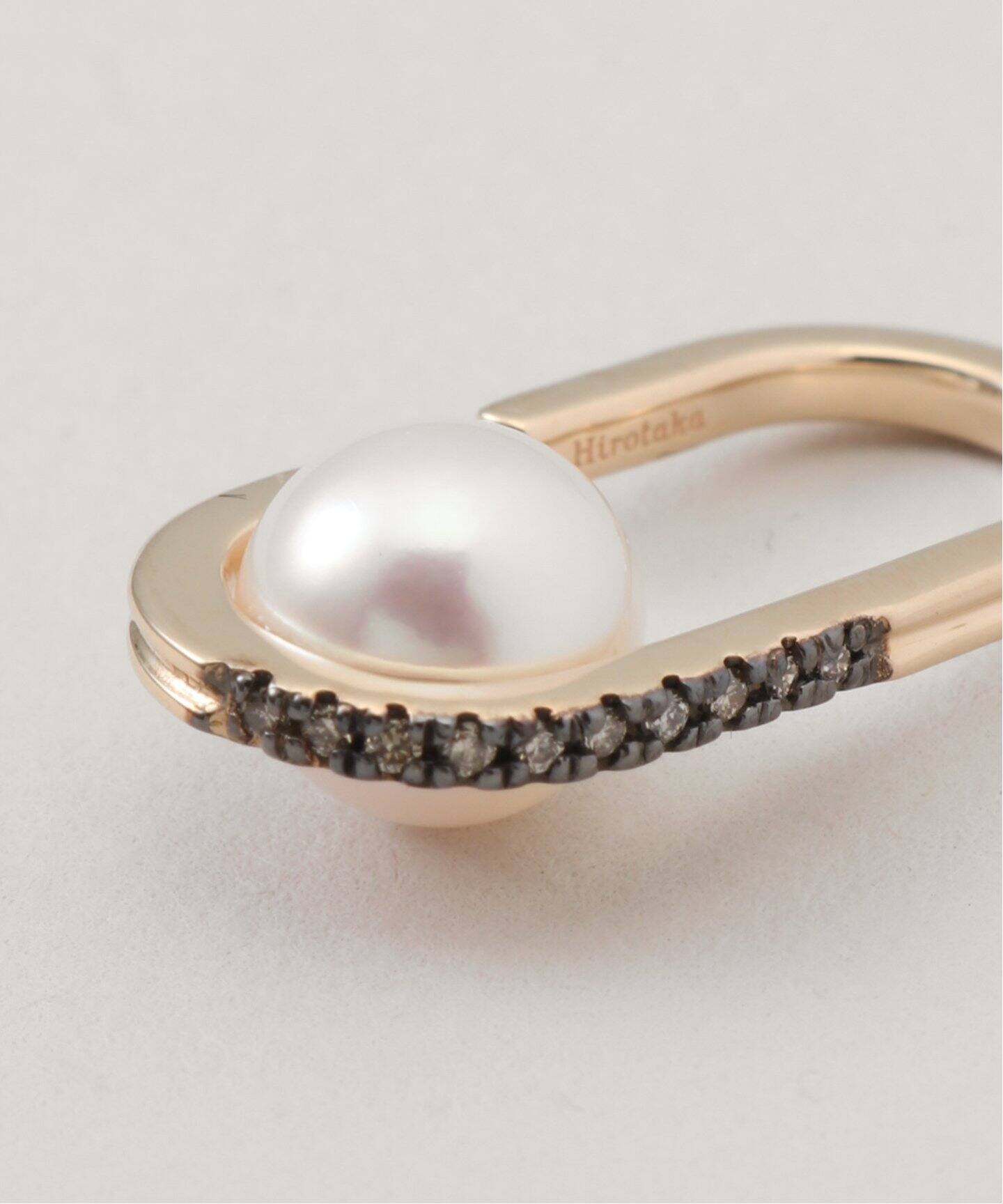 Hirotaka】Beluga Pearl Diamond EarCuff（イヤーカフ）｜NOBLE 
