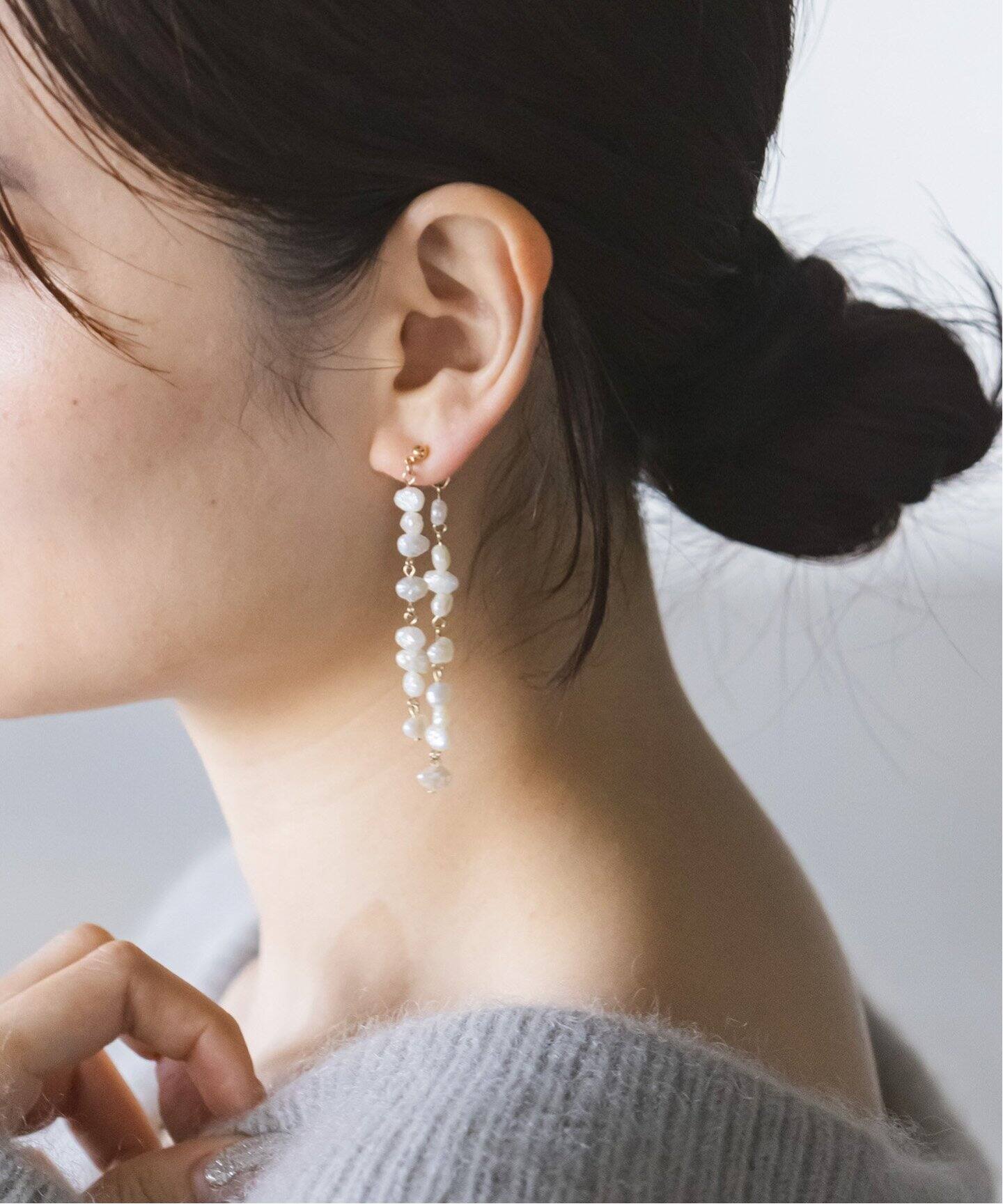 MIHOKOSAKAI】ケシパールピアス（ピアス（両耳用））｜NOBLE（ノーブル  