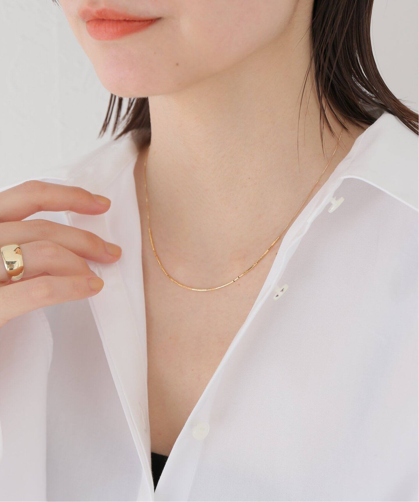 GIGI】Dazzling chain necklace（ネックレス）｜NOBLE（ノーブル）の  