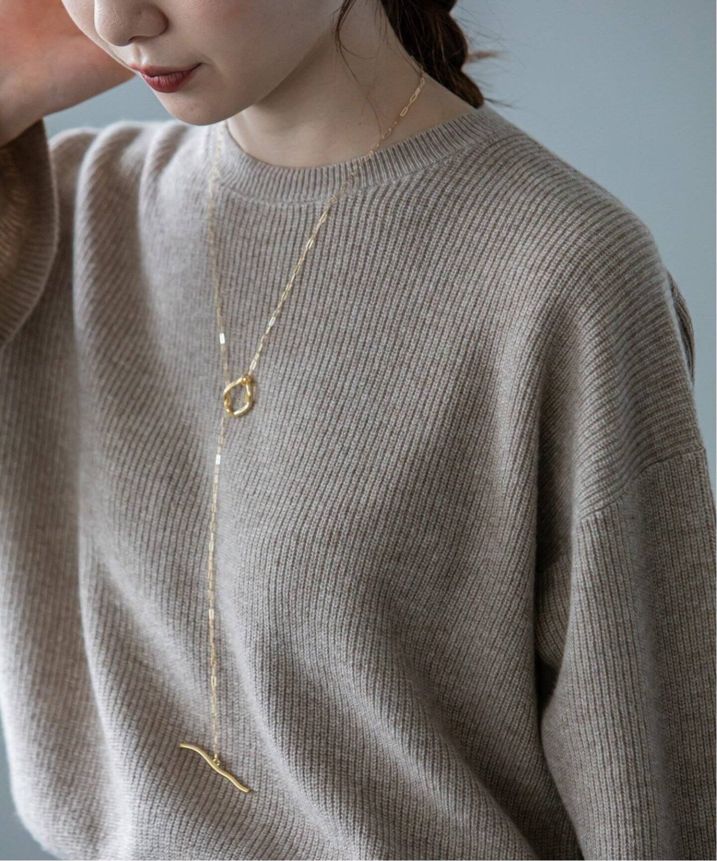 追加5》【UCALYPT】ステムラインネックレス（ネックレス）｜NOBLE  