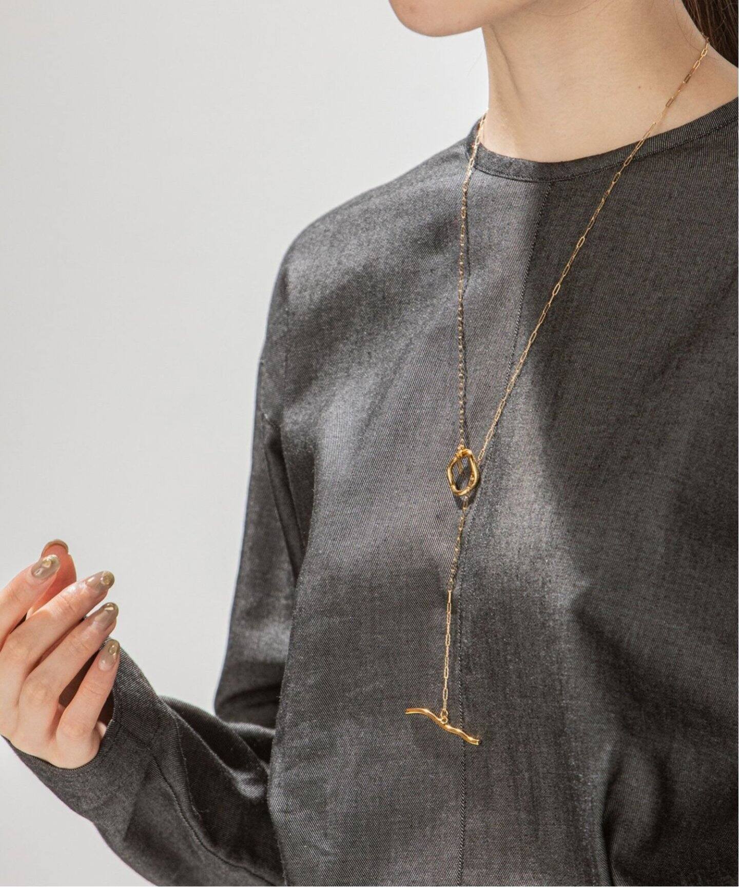 追加5》【UCALYPT】ステムラインネックレス（ネックレス）｜NOBLE  