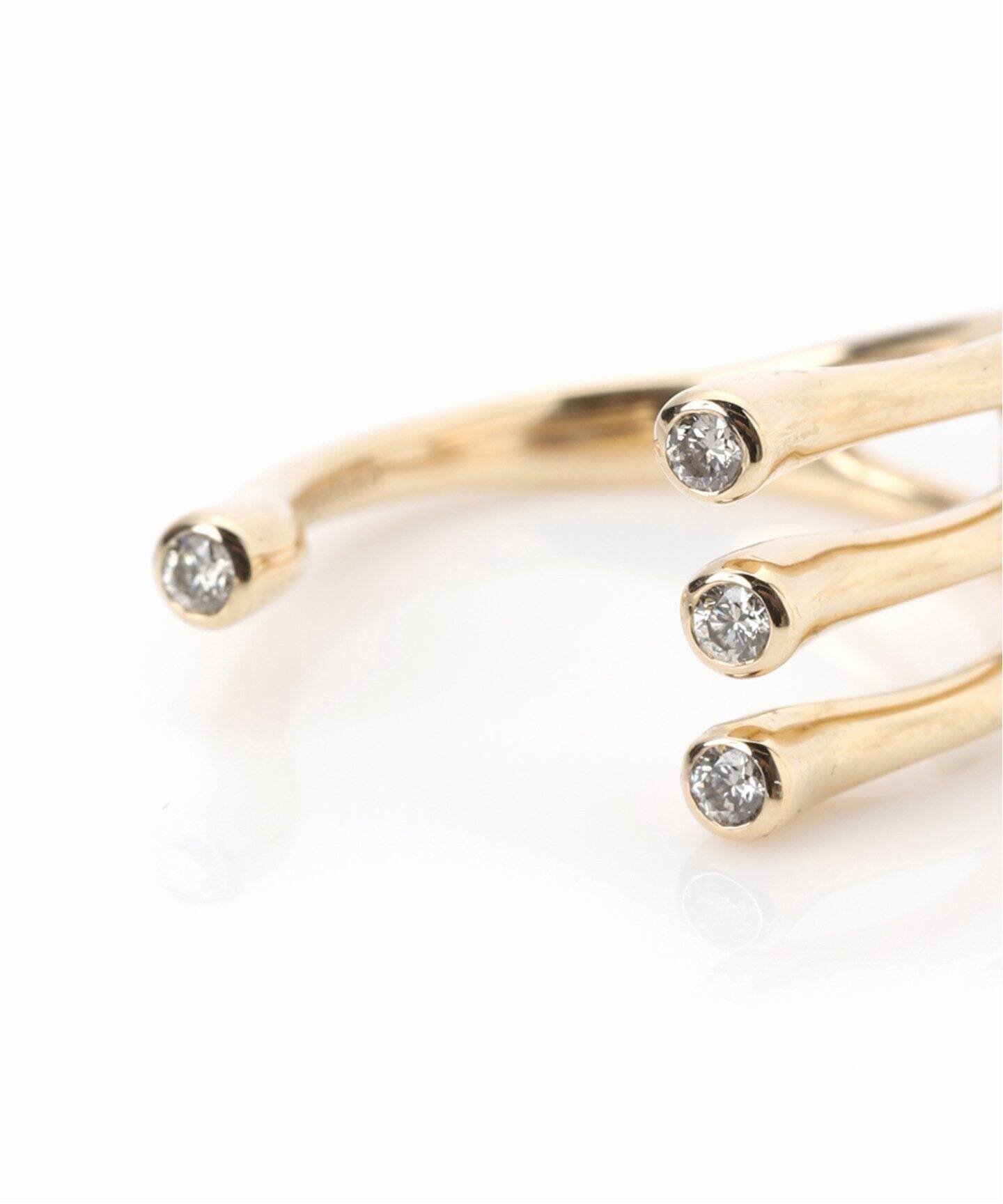 Hirotaka】Drosera Diamond Cuff Ring（リング）｜NOBLE（ノーブル）の 