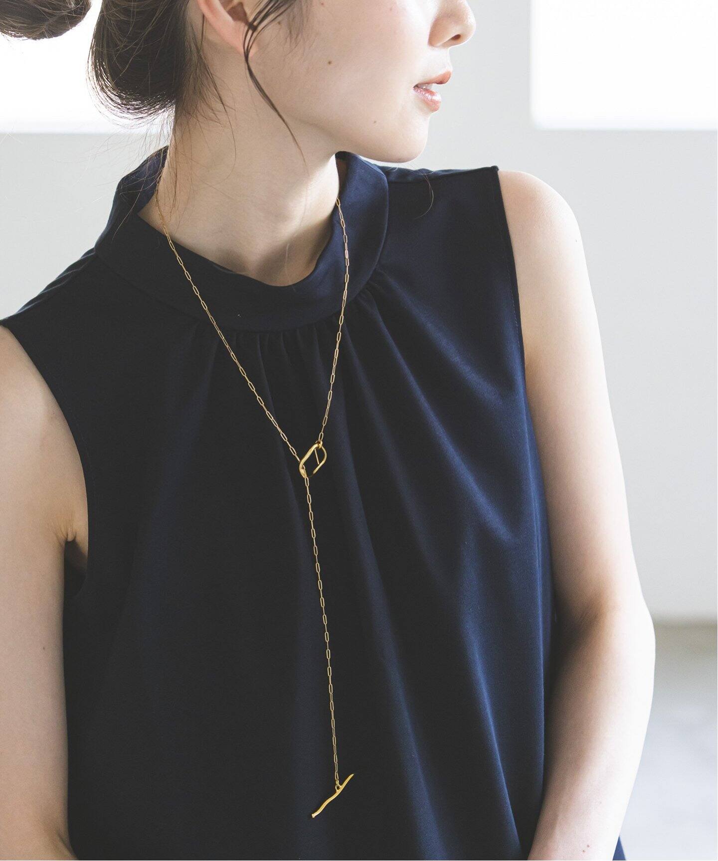 追加6》【UCALYPT】ステムラインネックレス（ネックレス）｜NOBLE  