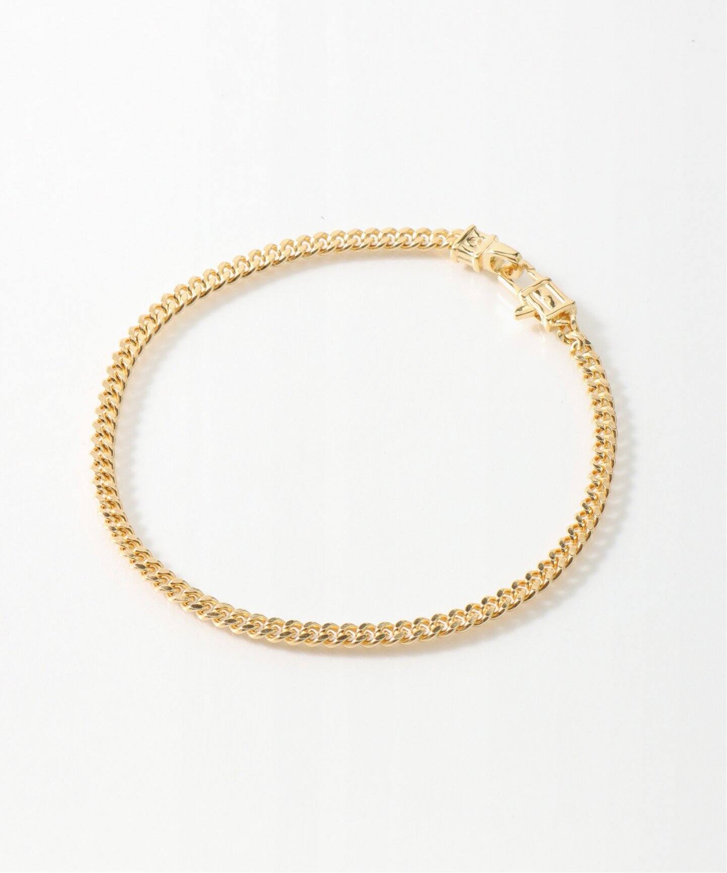 TOMWOOD / トムウッド】CURB BRACELET M GOLD 7.0INCH（ネックレス  