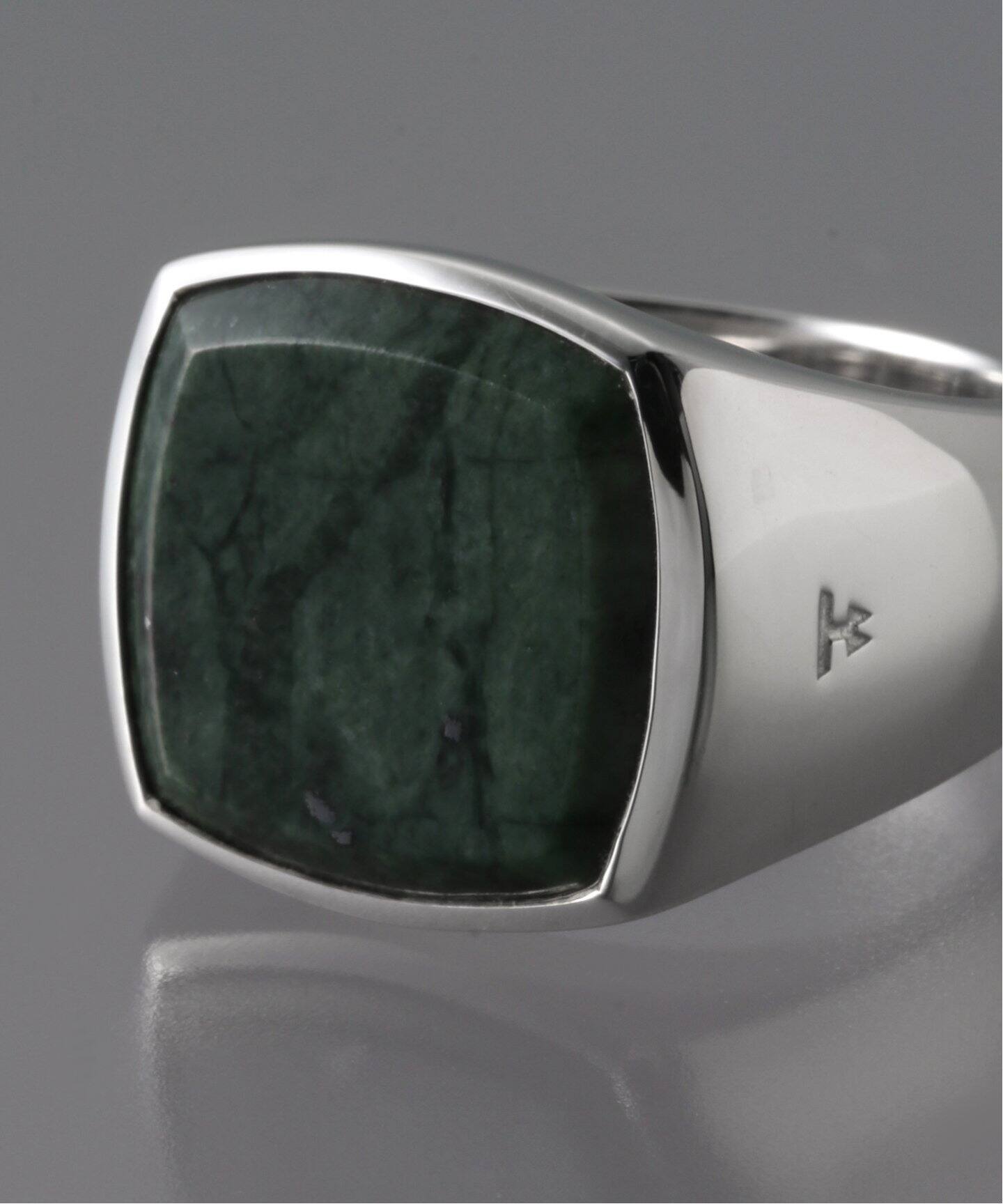 TOMWOOD / トムウッド】CUSHION GREEN MARBLE（リング）｜PULP（パルプ  