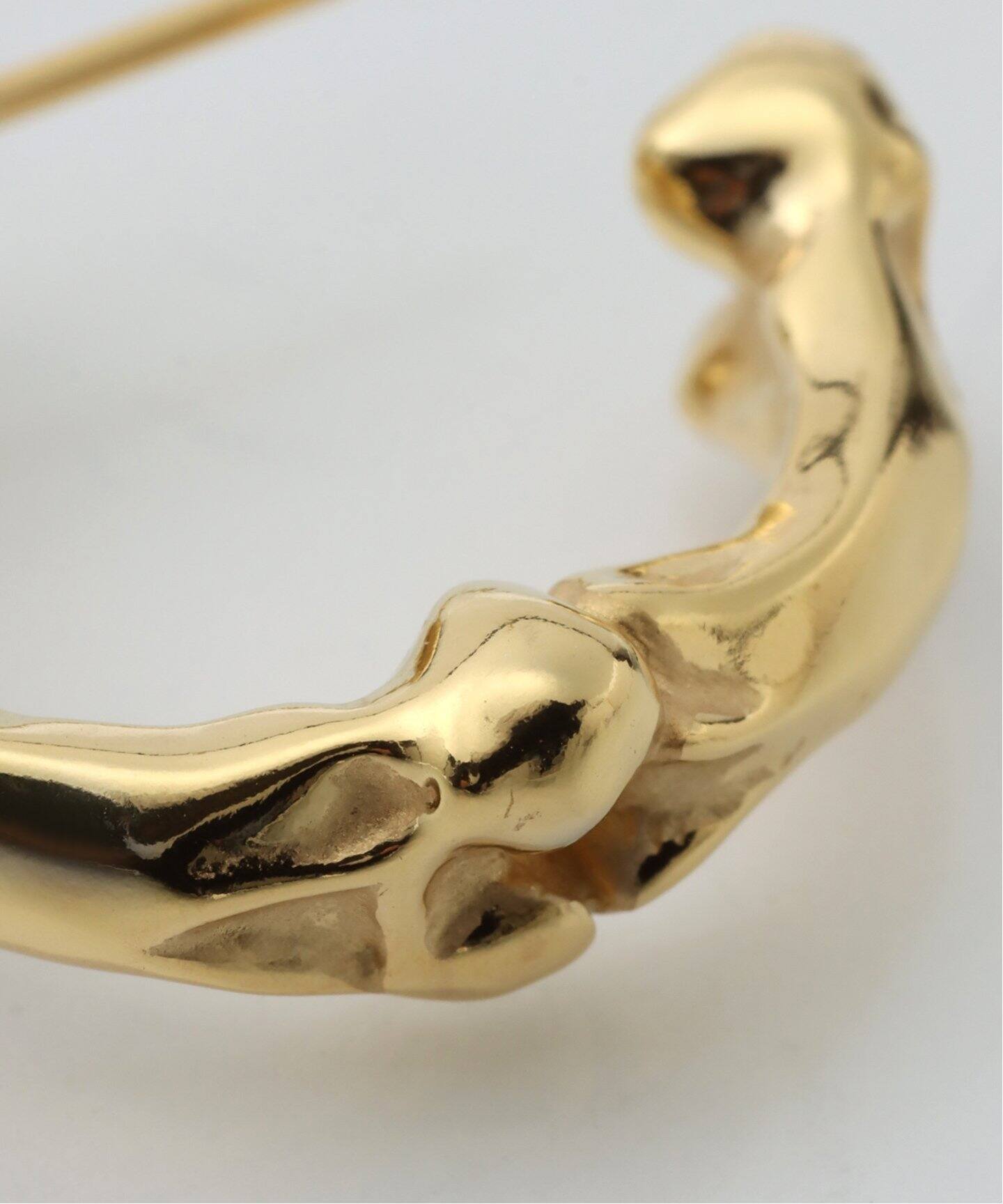 TAKAHIROMIYASHITATheSoloist】BONE SHAPED EARRINGS L 20mm（片耳用 