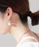 【AGMES/アグメス】 JULIETTE EARRINGS STERLING SILVER：ピアス(両耳)