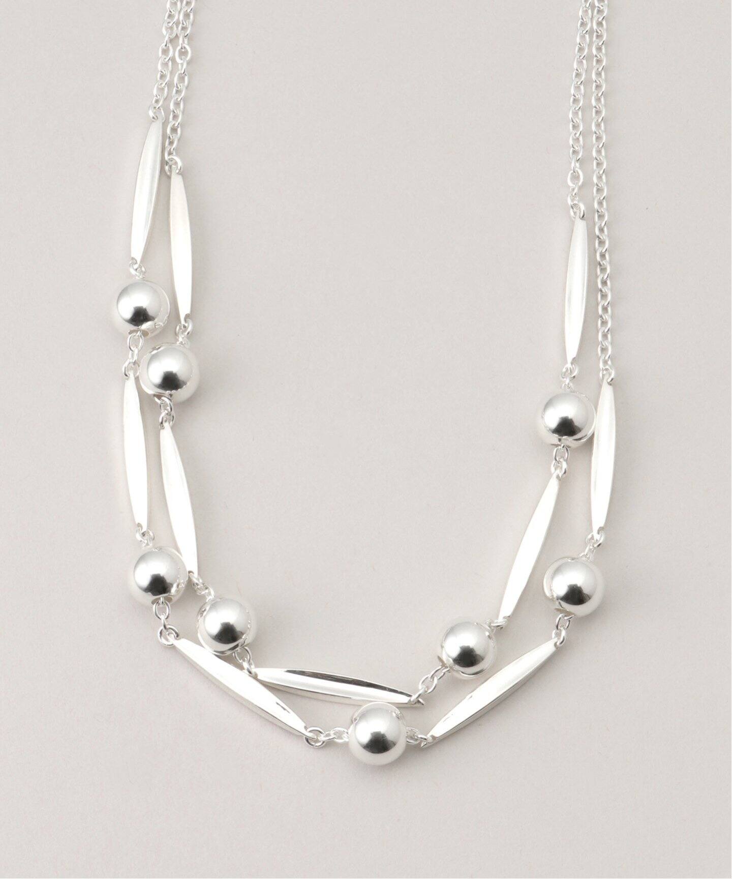 SAPIR BACHAR/サピア バシャール】SPIKE DOUBLE NECKLACE 