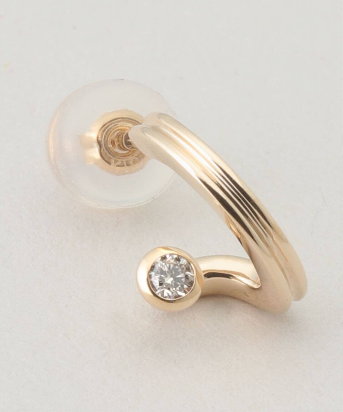 HIROTAKA/ヒロタカ】Drosera Diamond Earring Right：右耳用ピアス  