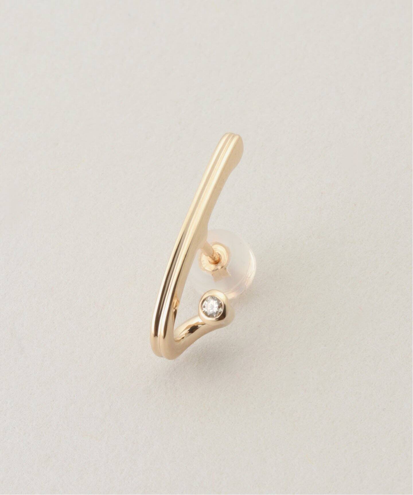 HIROTAKA/ヒロタカ】Drosera Diamond Earring Left：左耳用ピアス 