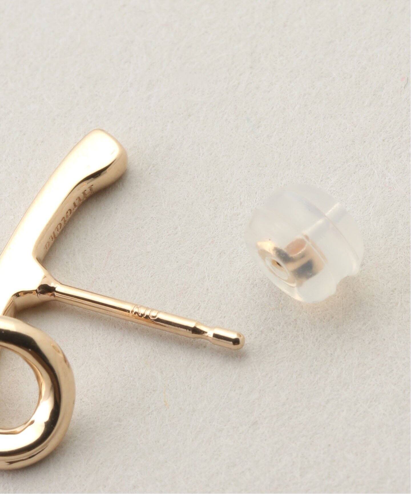 Hirotaka ヒロタカゴールド 3連ピアス 片耳用 