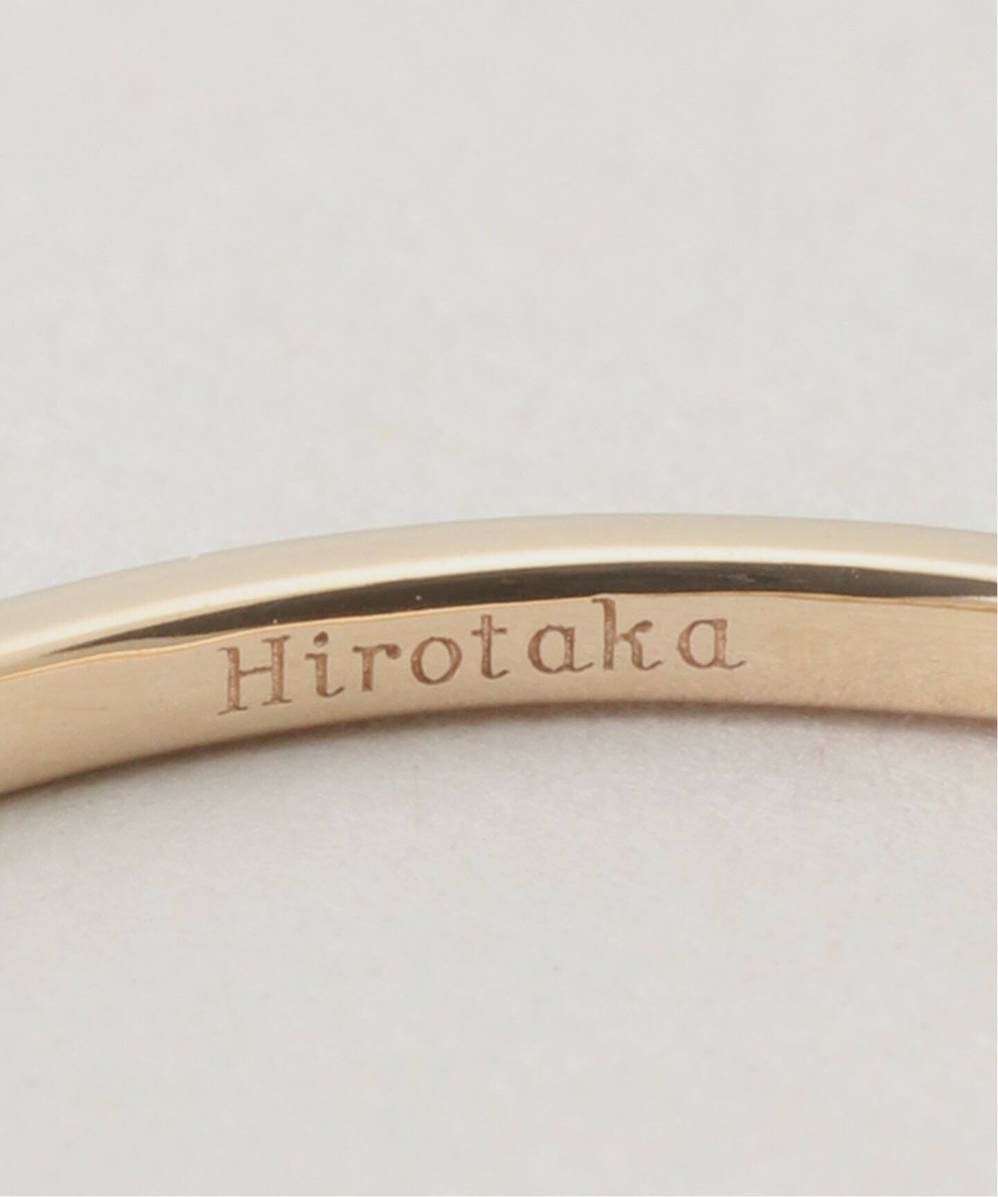 HIROTAKA/ヒロタカ】Diamond Bar U Shape Ring Short：リング（リング 