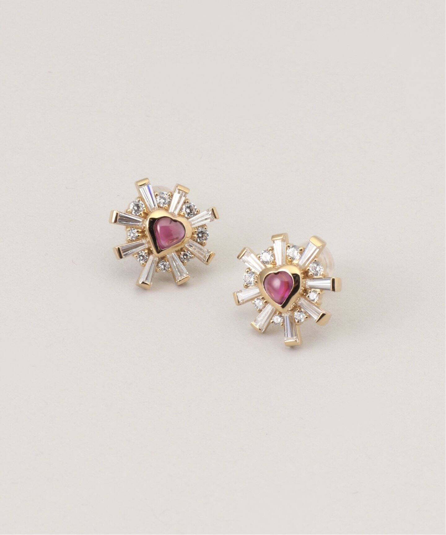 enasoluna/エナソルーナ】Crash earrings：ピアス（ピアス（両耳用 