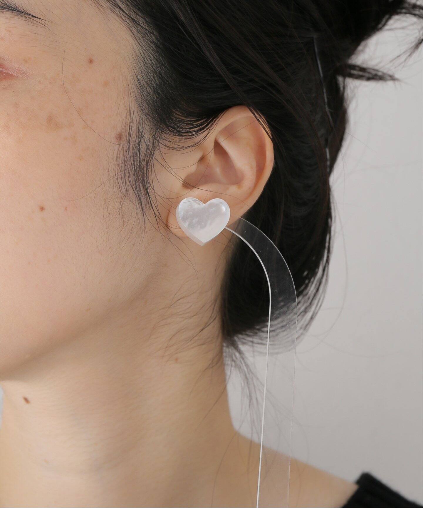 一粒ストーン ピアス Enasoluna 優しかっ