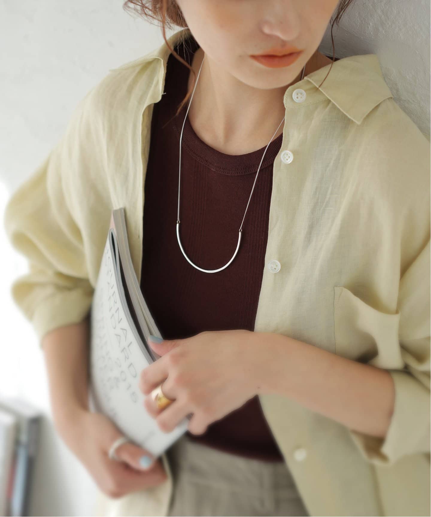 【MERAKI / メラキ】ARCH NECKLACE SHORT:ネックレス