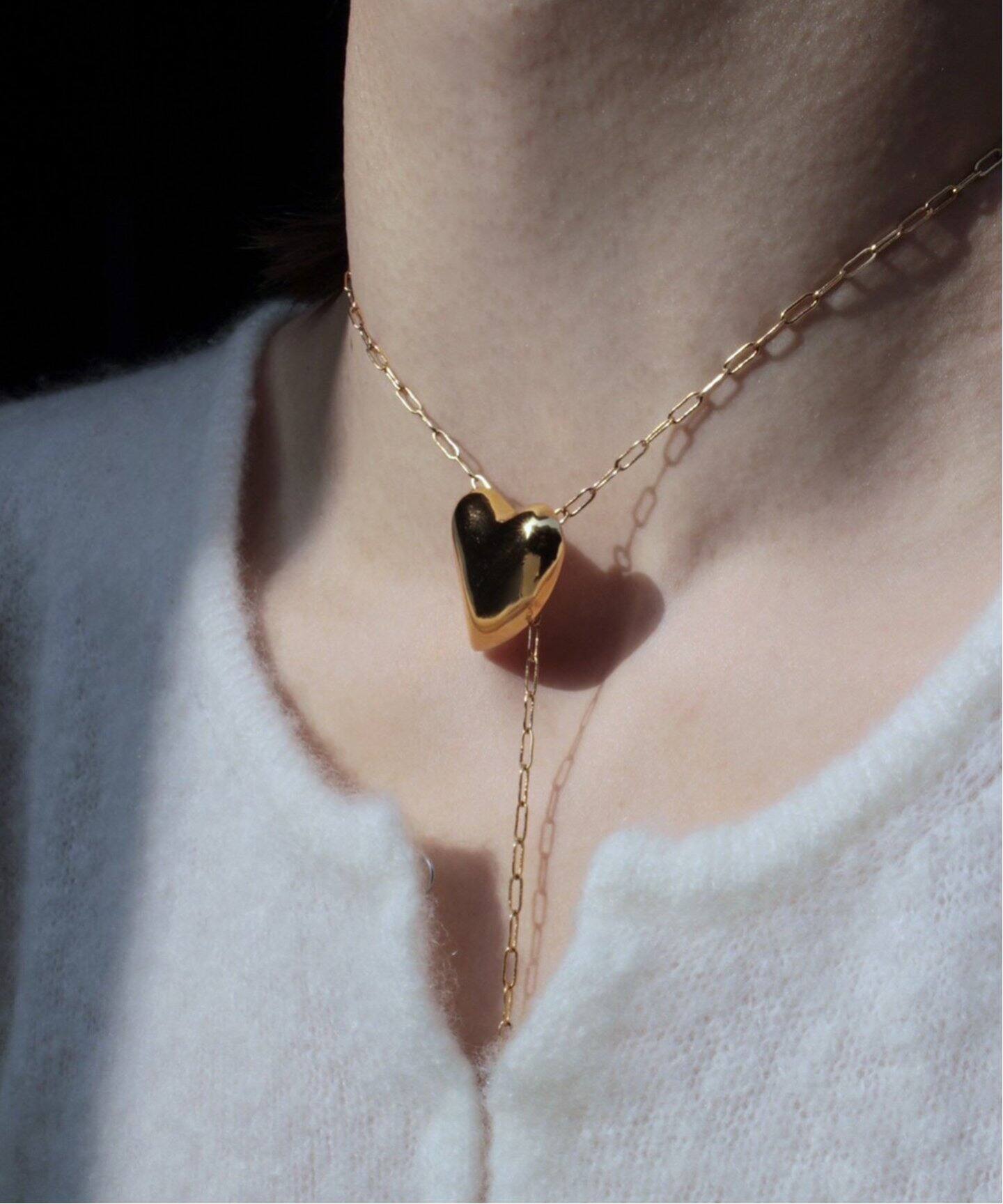 別注【Soierie/ソワリー】HEART NECKLACE：ネックレス（ネックレス 