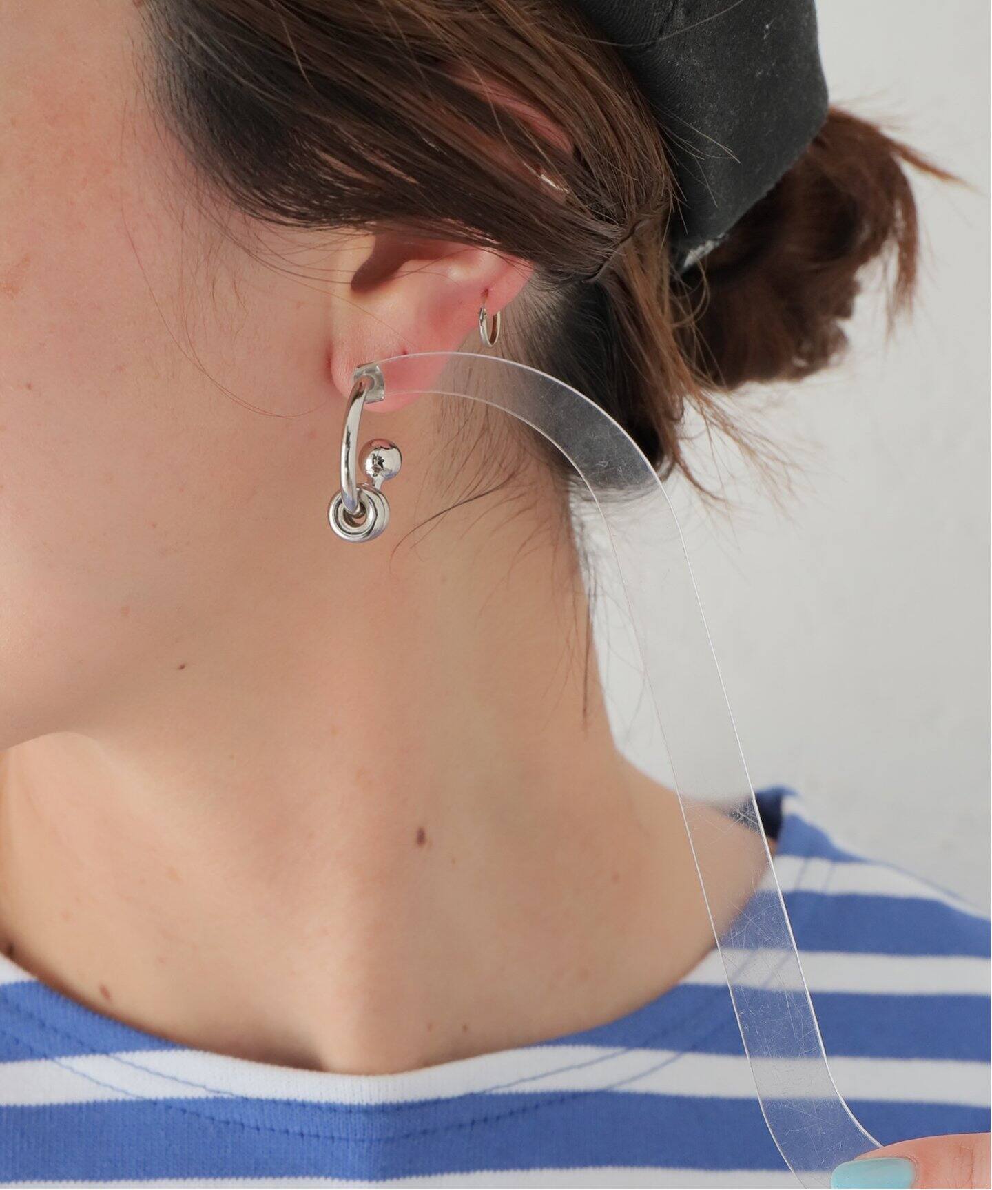 JUSTINE CLENQUET/ジャスティーヌ クランケ】 ALAN EARRINGS:ピアス 