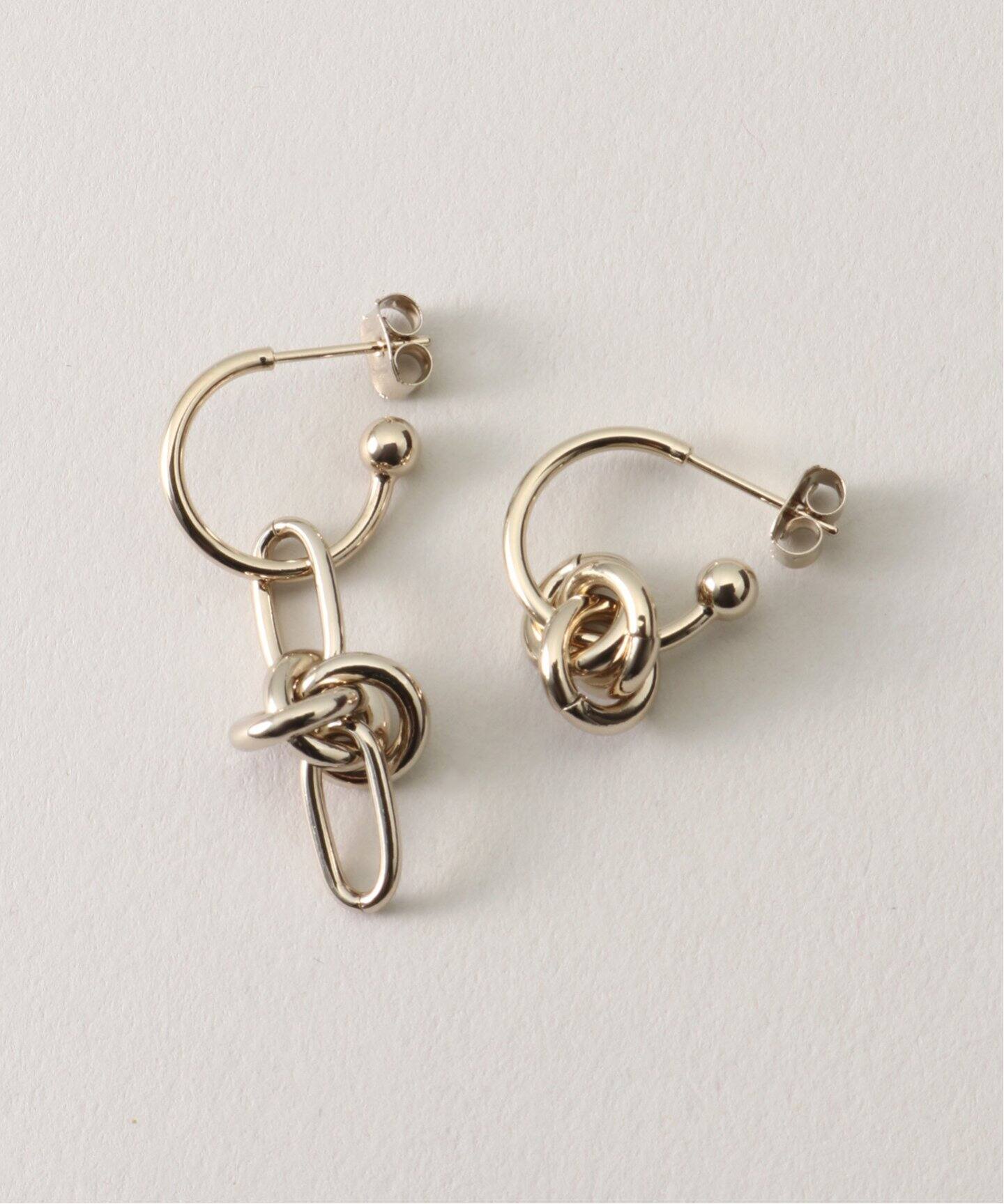 ジュスティーヌクランケ Gloria 焼き付き hoops ピアス セット 両耳