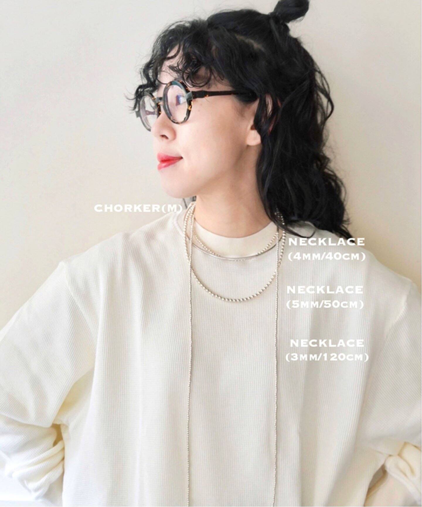 ERICKA NICOLAS BEGAY / エリッカ ニコラス ビゲイ】NECKLACE (4mm 
