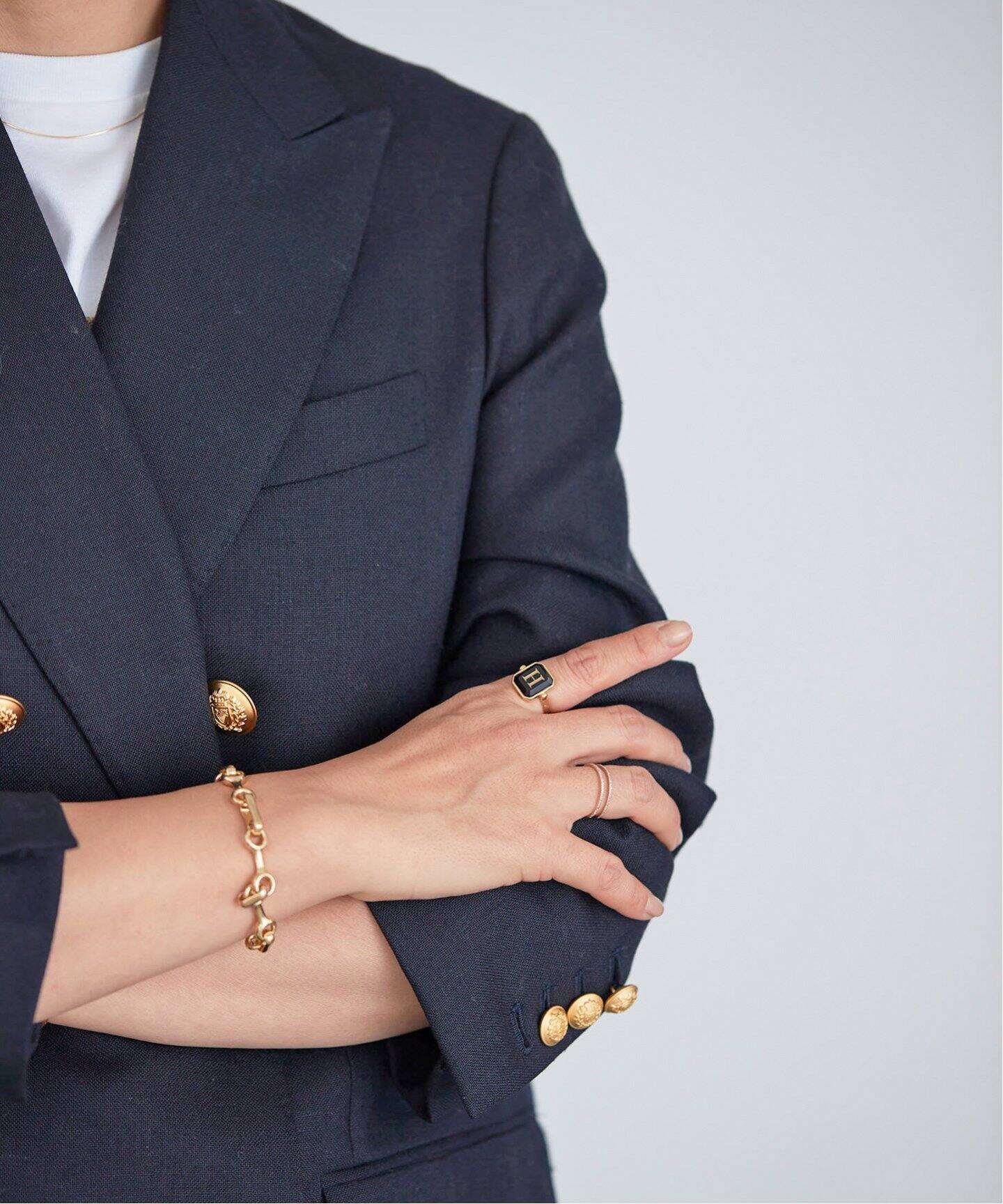 GIGI/ジジ】Initial onyx リング(H)（リング）｜Deuxieme Classe  