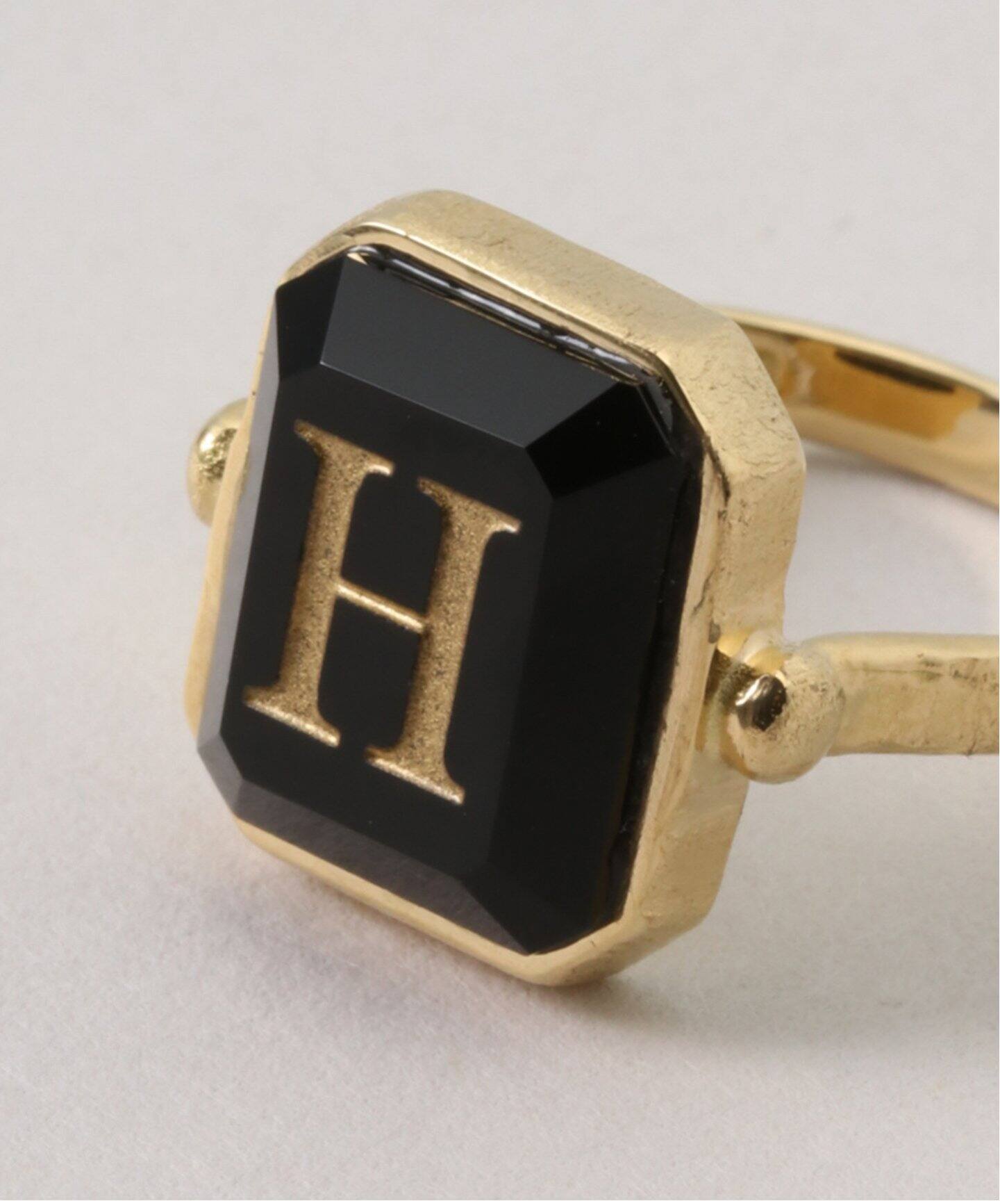 GIGI/ジジ】Initial onyx リング(H)（リング）｜Deuxieme Classe  