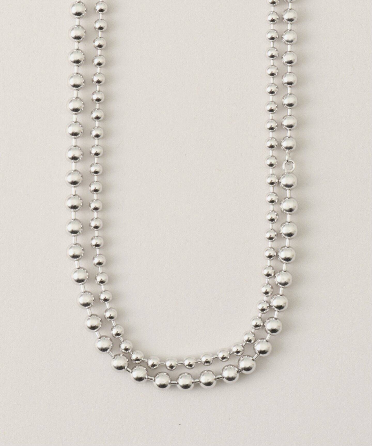 MARIHA/マリハ】SILENT RAIN ボールチェーンM 120CM（ネックレス  