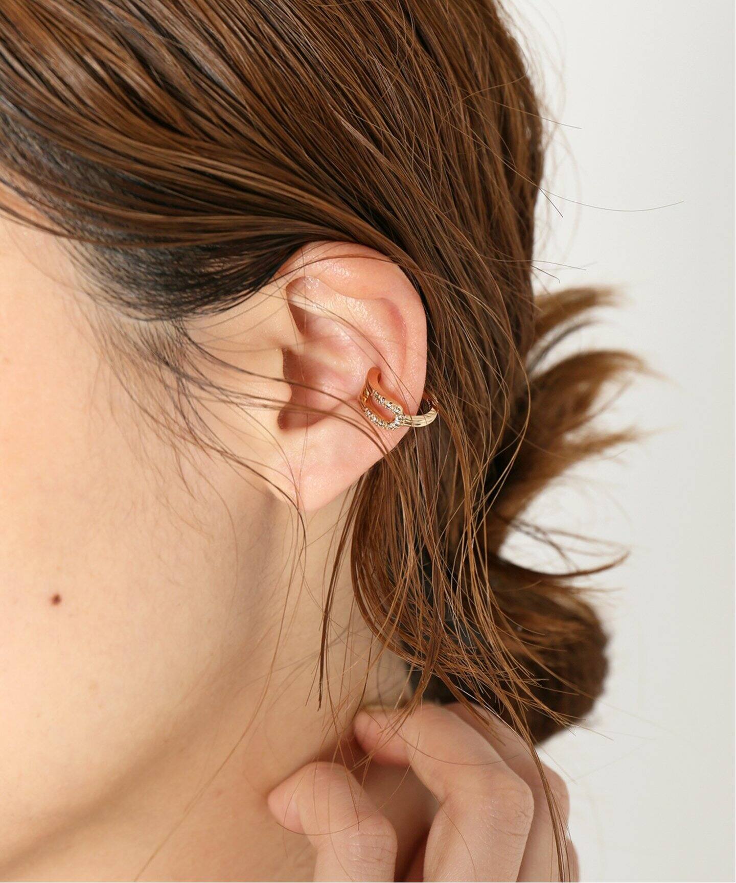 HIROTAKA/ヒロタカ】 Beluga Diamond イヤーカフ（片耳）（イヤーカフ  