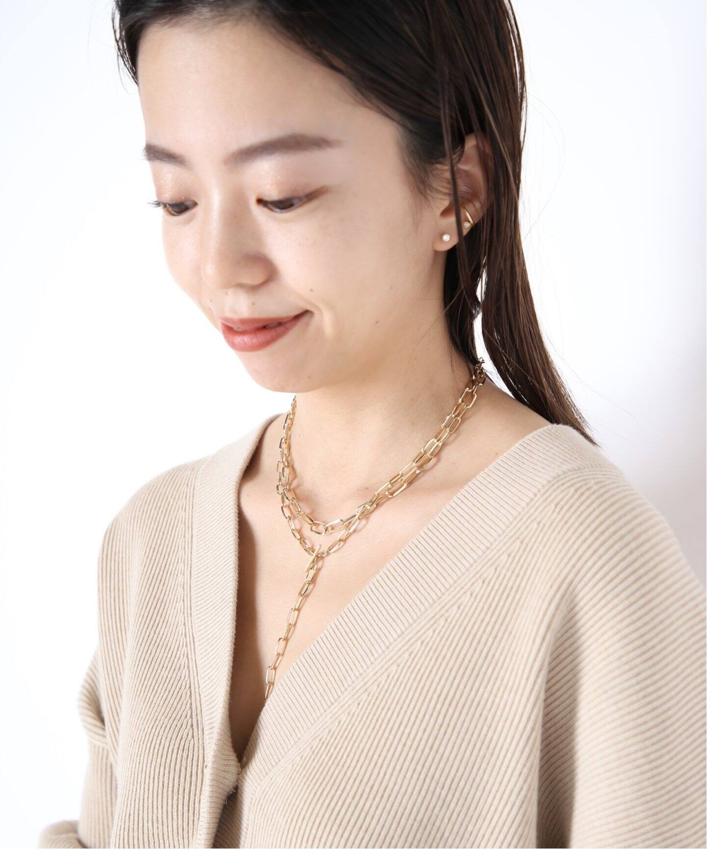 LIZZIE MANDLER/リジーマンドラー】18K GRADATION ネックレス(16 