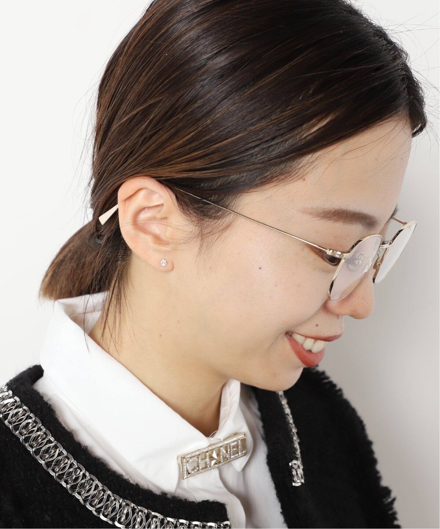 BONJOUR MADAME/ボンジュール マダム】DIAMOND PAIR ピアス（ピアス 