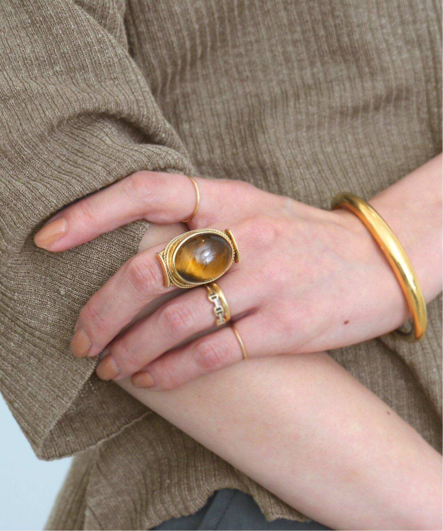 MARIHA/マリハ】タイガーアイ Ring(別注)（リング）｜L 