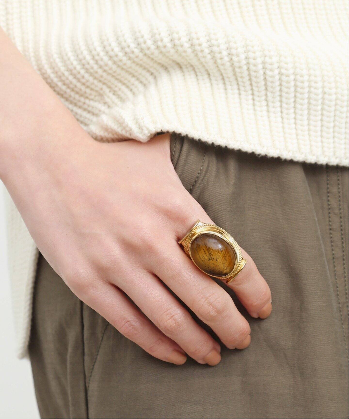 MARIHA/マリハ】タイガーアイ Ring(別注)（リング）｜L 