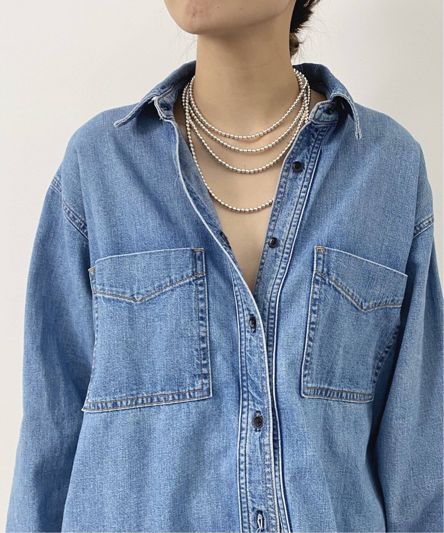 HARPO/ハルポ】4mm Navajo Pearl Necklace(180cm)（ネックレス）｜L  