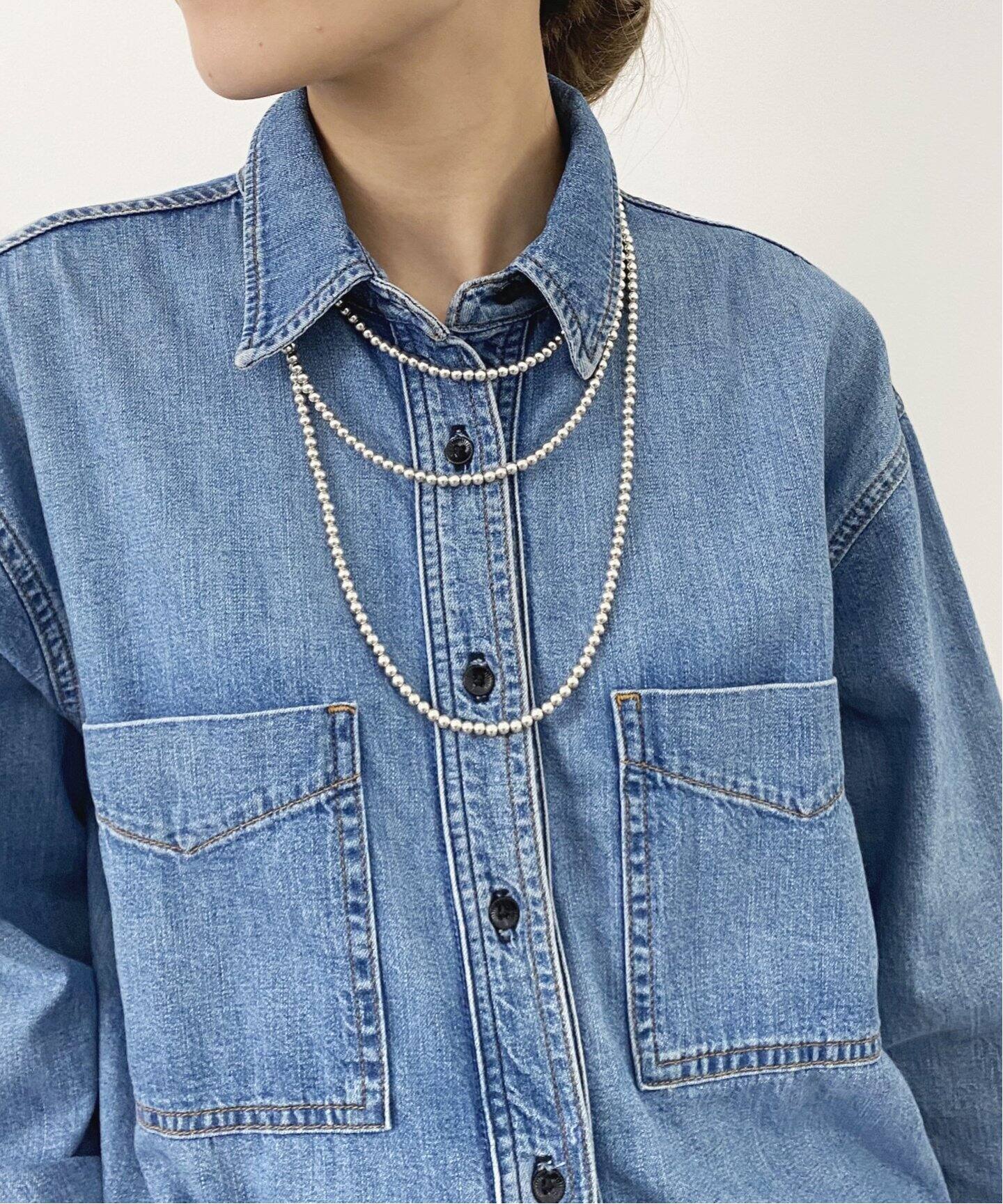 HARPO/ハルポ】4mm Navajo Pearl Necklace(180cm)（ネックレス）｜L  