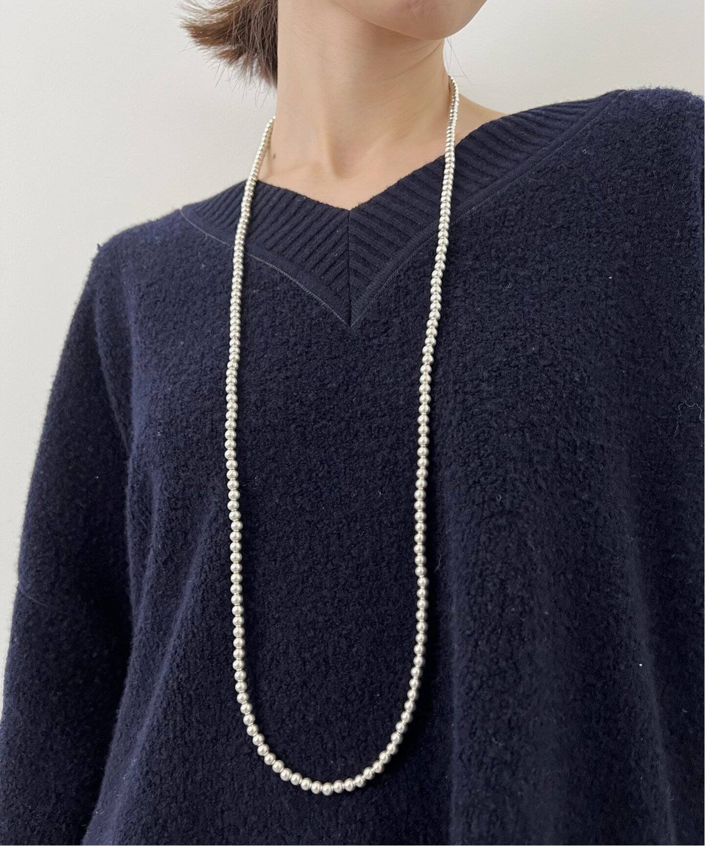 HARPO/ハルポ】5mm Navajo Pearl Necklace (120cm)（ネックレス）｜L 