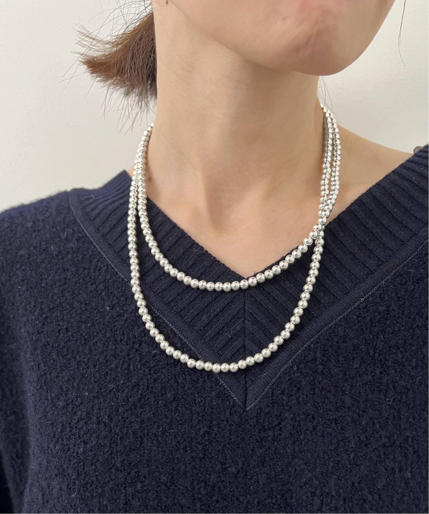 HARPO/ハルポ】5mm Navajo Pearl Necklace (120cm)（ネックレス）｜L 