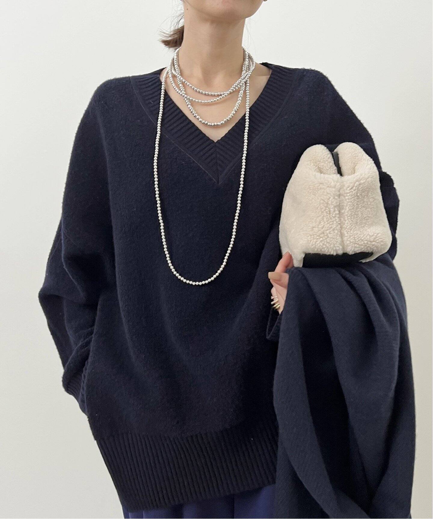 HARPO/ハルポ】5mm Navajo Pearl Necklace (120cm)（ネックレス）｜L 
