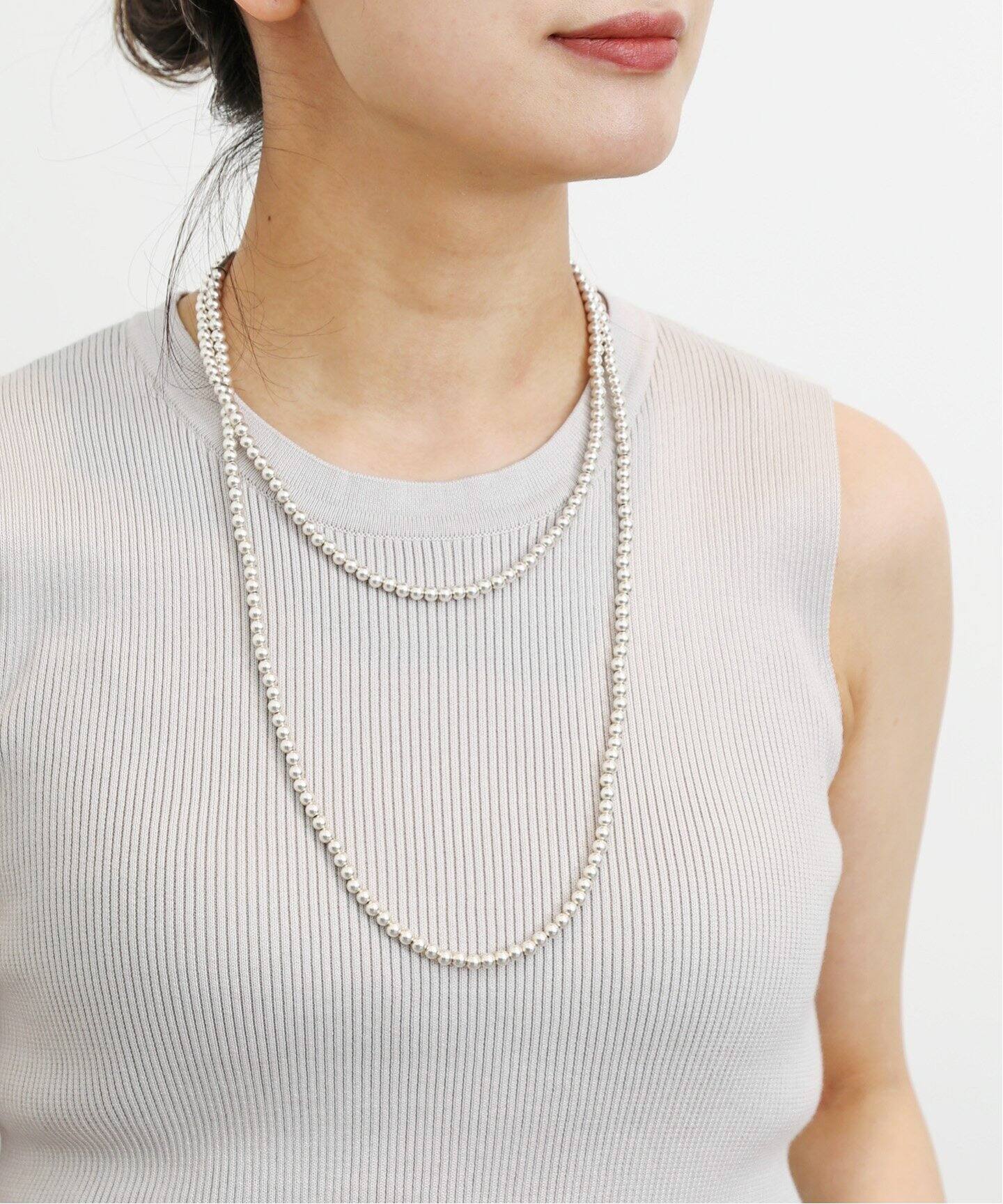 HARPO/ハルポ】5mm Navajo Pearl Necklace (120cm)（ネックレス）｜L 