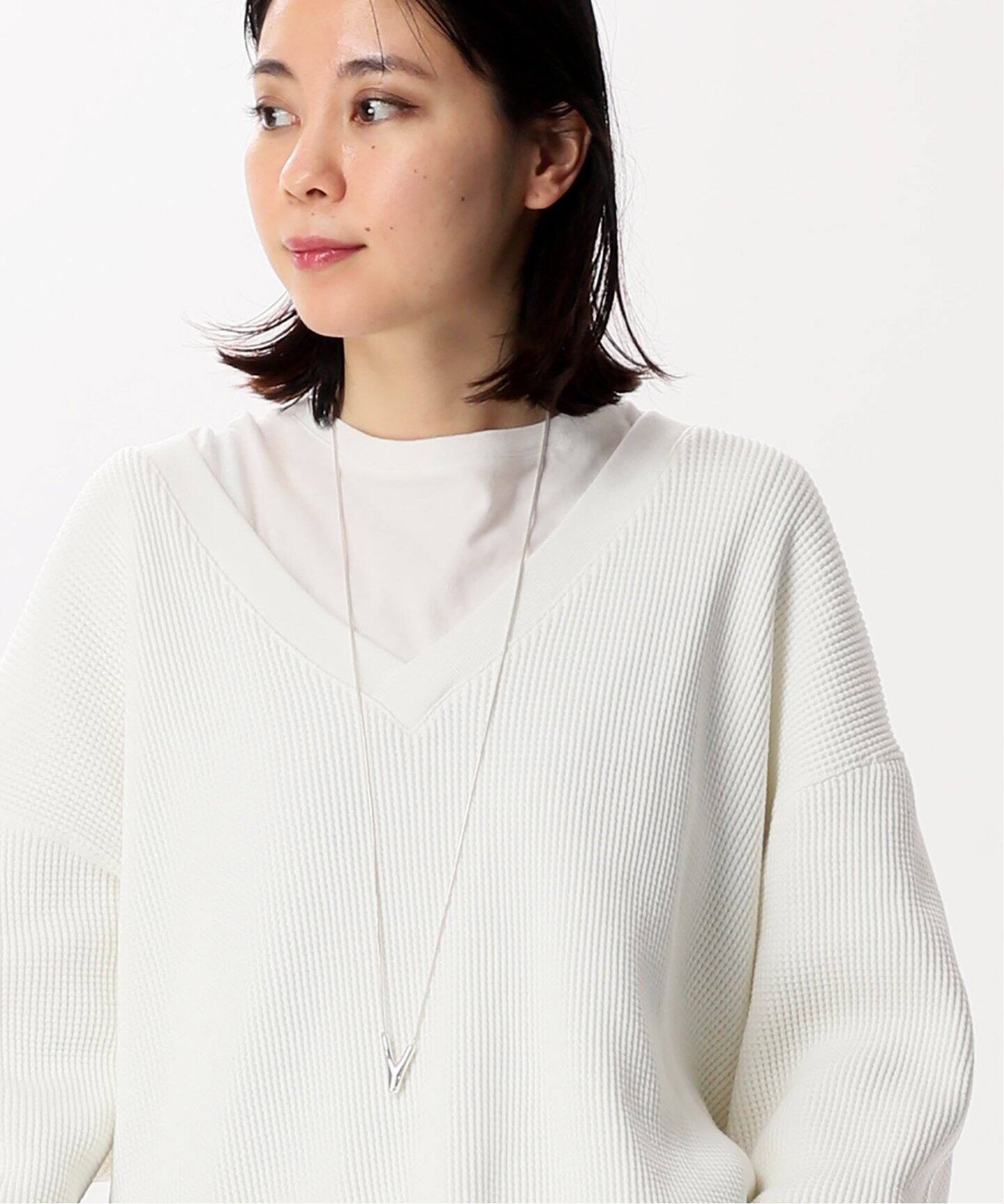 BONEE / ボーニー】V NECKLACE (LONG)（ネックレス）｜AP STUDIO  
