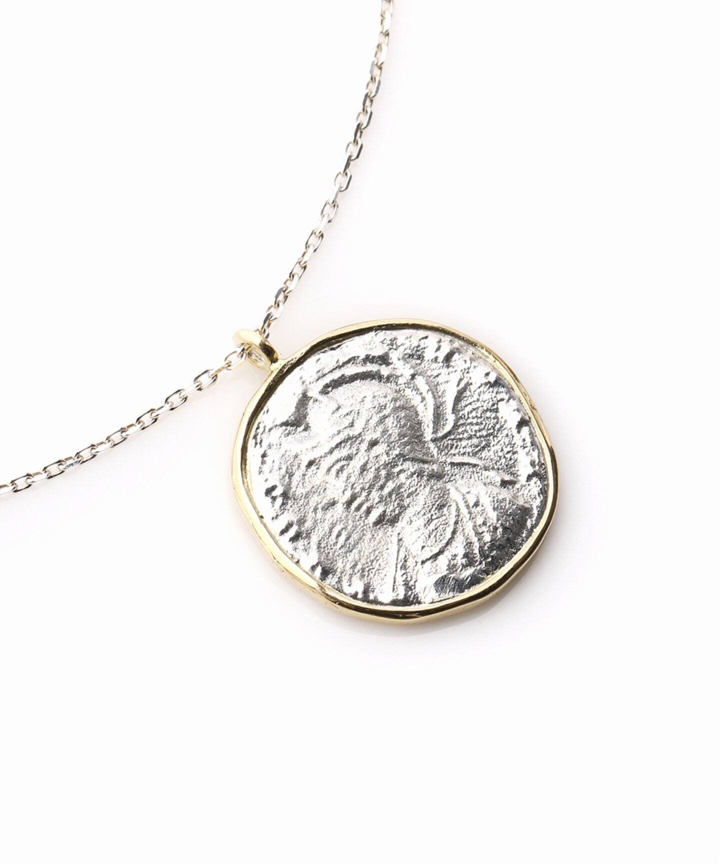 GIGI/ジジ】60cm silver mix Roman coin necklace（ネックレス）｜AP 